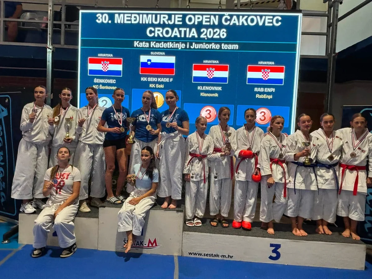 Dobitniki medalj Karate kluba Radeče.