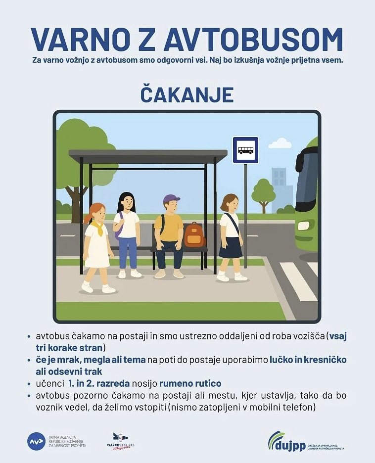 varno v šolo