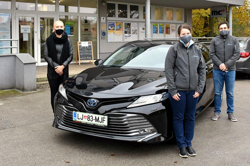 Sopotniki v Brežicah z novim avtomobilom
