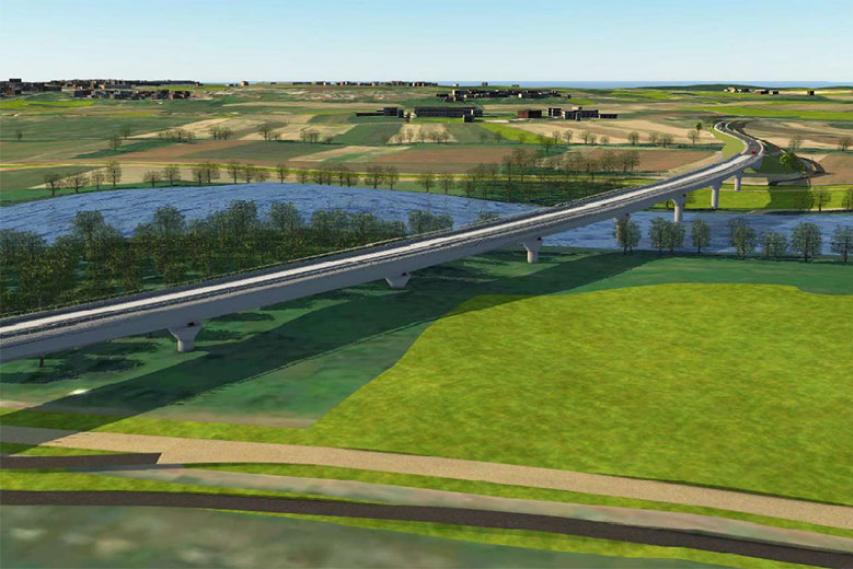 Nov most čez Savo v Brežicah