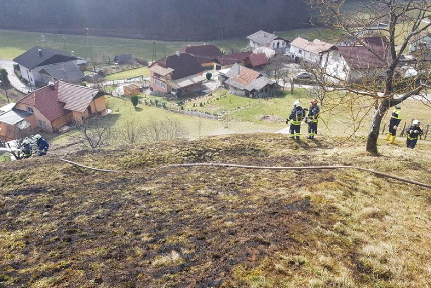 Travniški požar na Jagnjenici