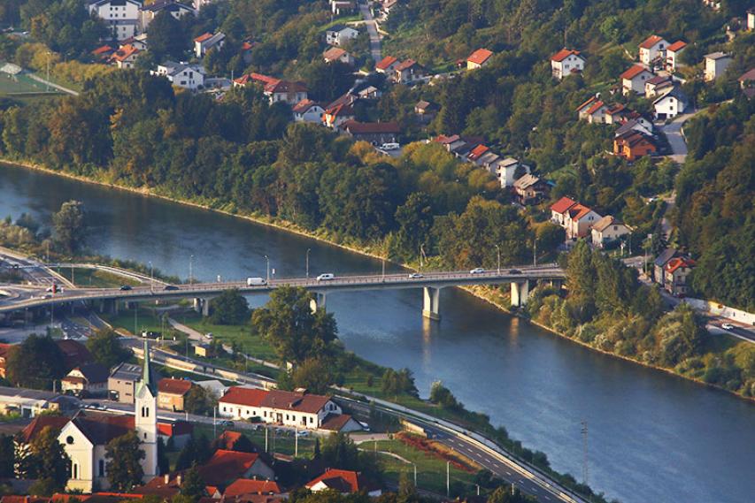 Krško, most, september 2021