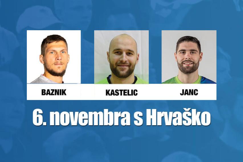 Baznik, Kastelic, Janc za reprezentanco