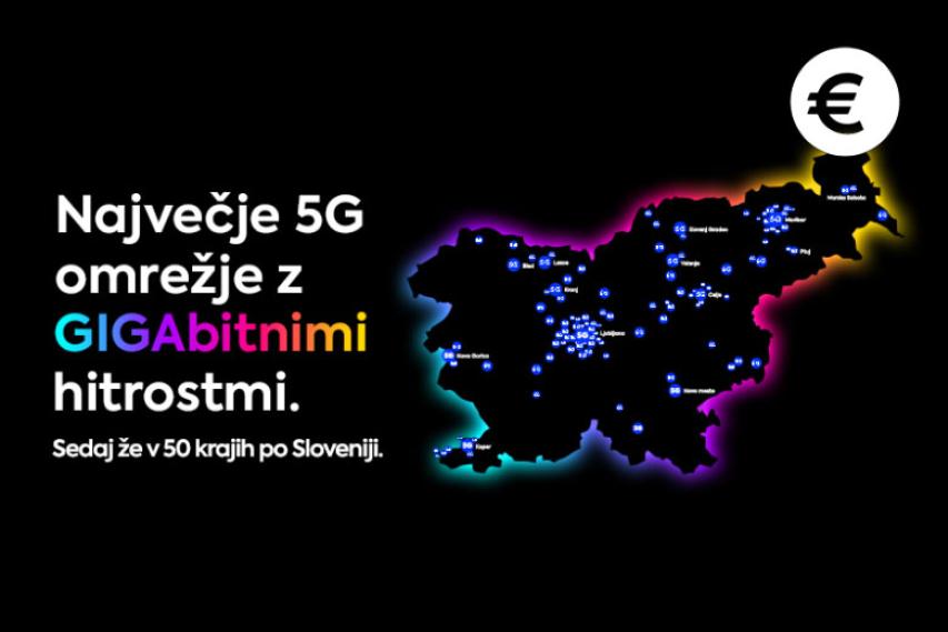 Največje 5G omrežje v Sloveniji