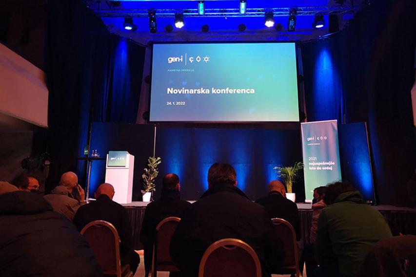 Novinarska konferenca GEN-I, 24. januar 2022
