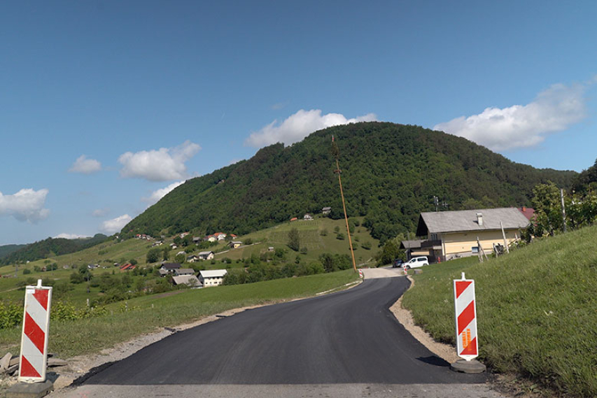 Poklek - Trnovec, obnova ceste