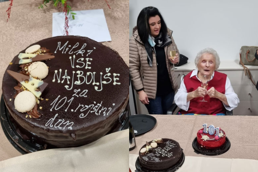 Milka Zagorc, 101. rojstni dan