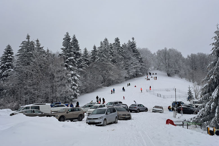 Sneg na Bohorju, 22. januar 2023