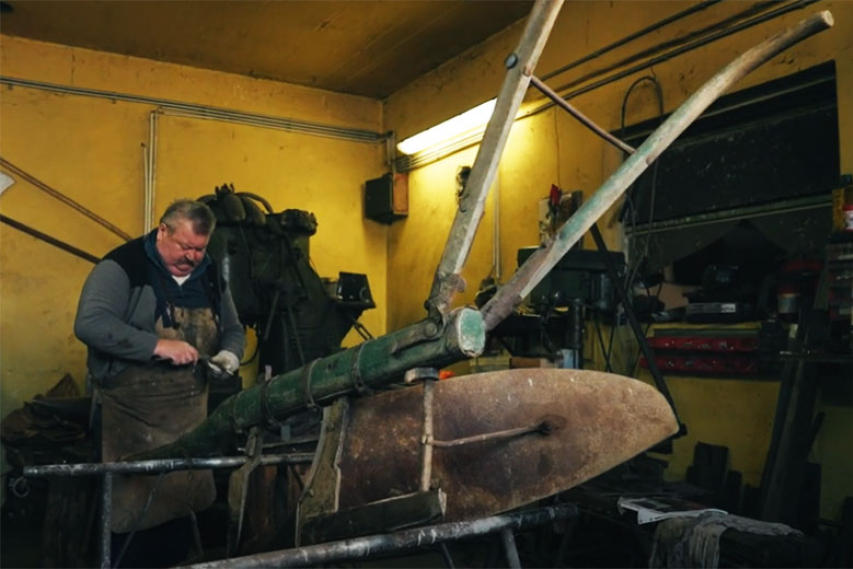 Andrej Ocvirk, starejši železni plug