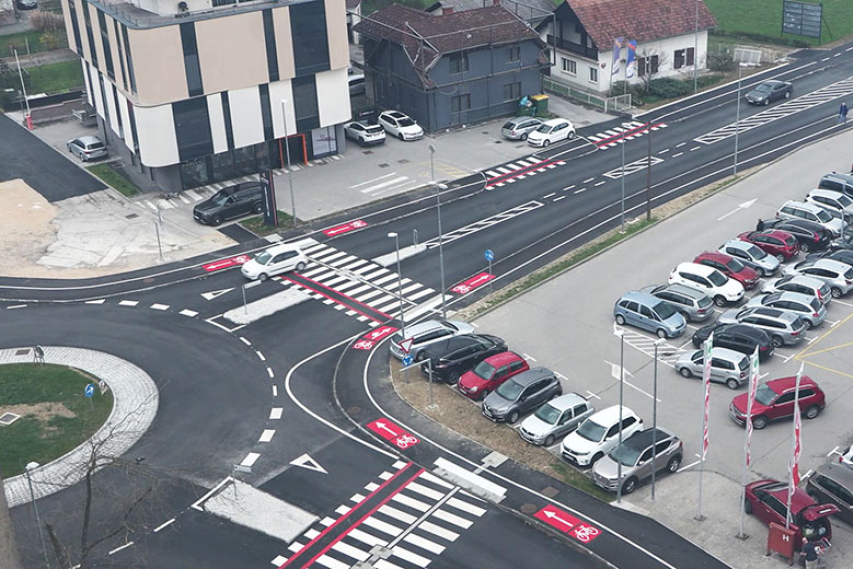 Obnova Černelčeve ceste v Brežicah