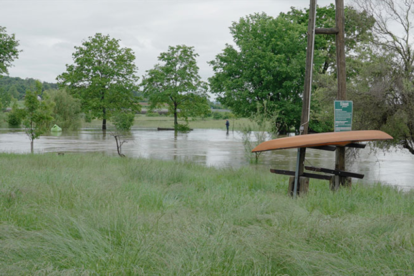 Reka Krka lahko poplavi v večjem obsegu