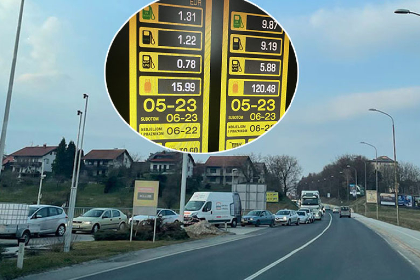 Cene goriva na Hrvaškem